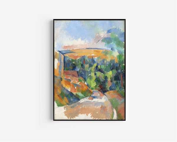 Paul Cezanne — The Bend in the Road | Fine Art Print