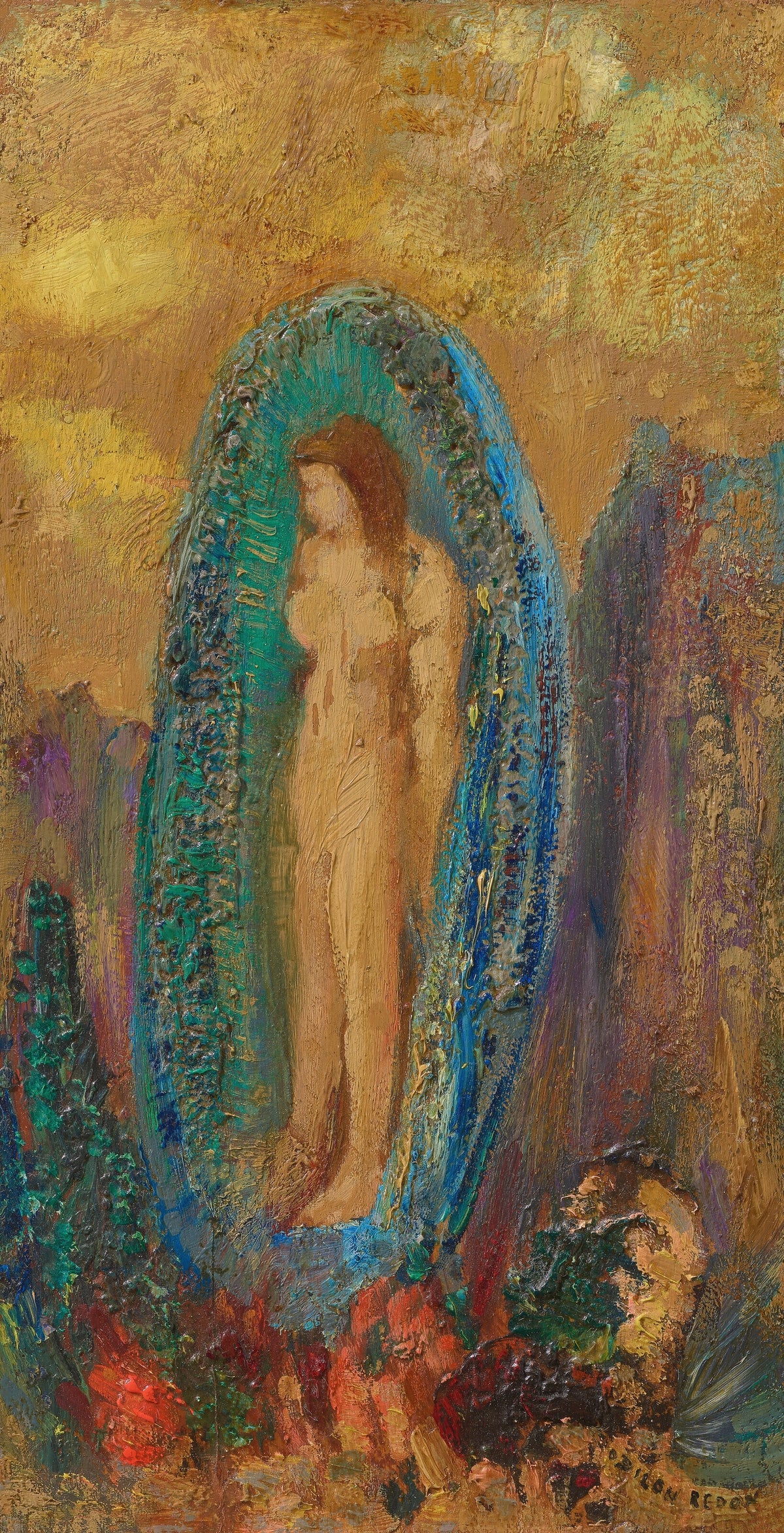 Odilon Redon — The Birth of Venus (The Auric Egg) | Symbolist Art Print
