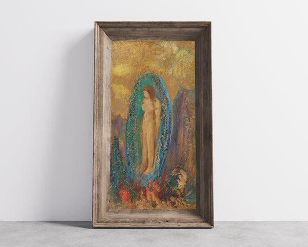 Odilon Redon — The Birth of Venus (The Auric Egg) | Symbolist Art Print