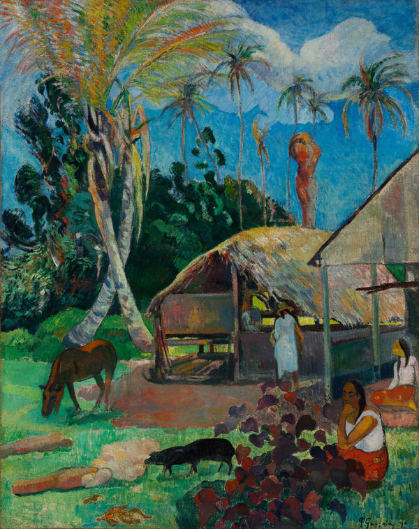 Paul Gauguin — The Black Pigs | Fine Art Print