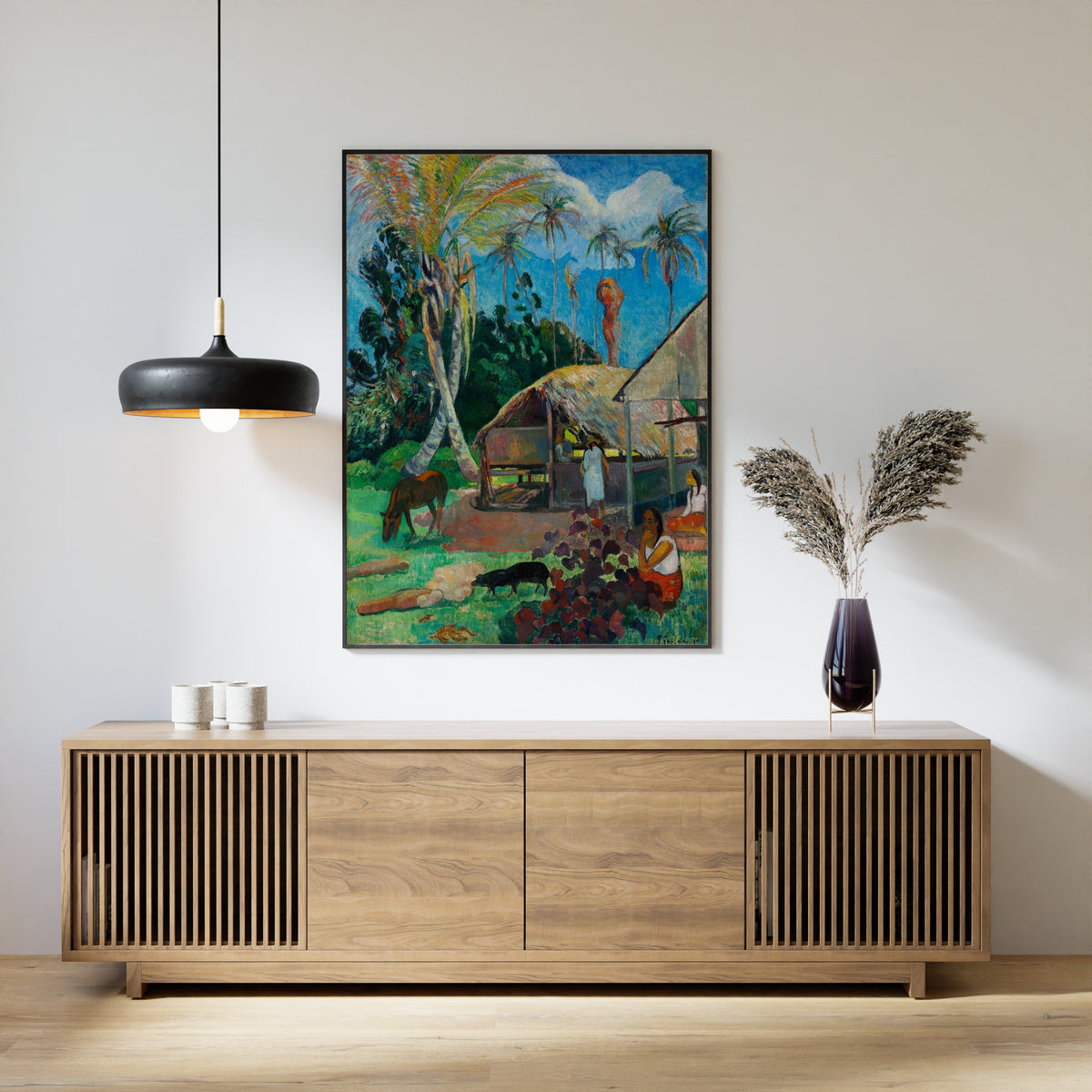 Paul Gauguin — The Black Pigs | Fine Art Print