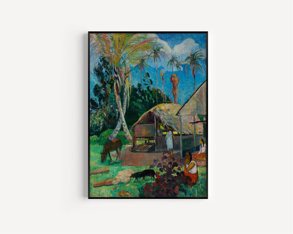Paul Gauguin — The Black Pigs | Fine Art Print