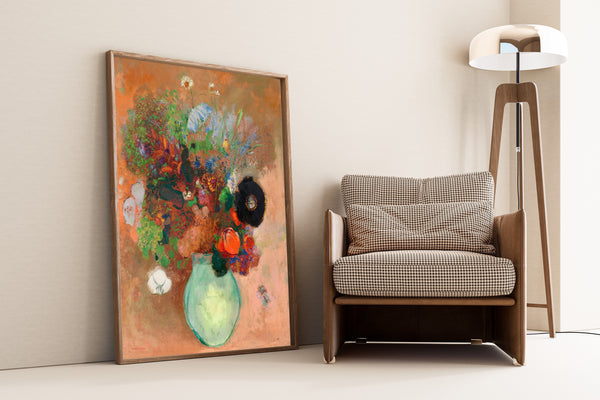 Odilon Redon — The Black Poppy | Symbolist Art Print