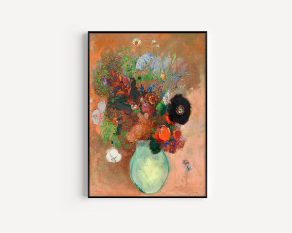 Odilon Redon — The Black Poppy | Symbolist Art Print