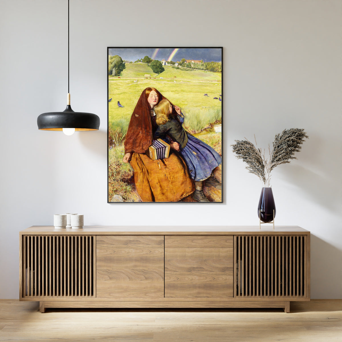 John Everett Millais — The Blind Girl | Pre-Raphaelite Art Print