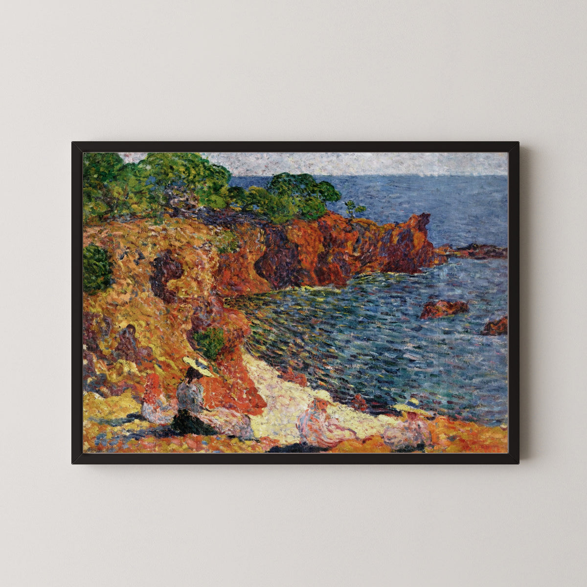 Louis Valtat — The Bompart Family on the Red Rocks of Agay | Fauvist Fine Art Print
