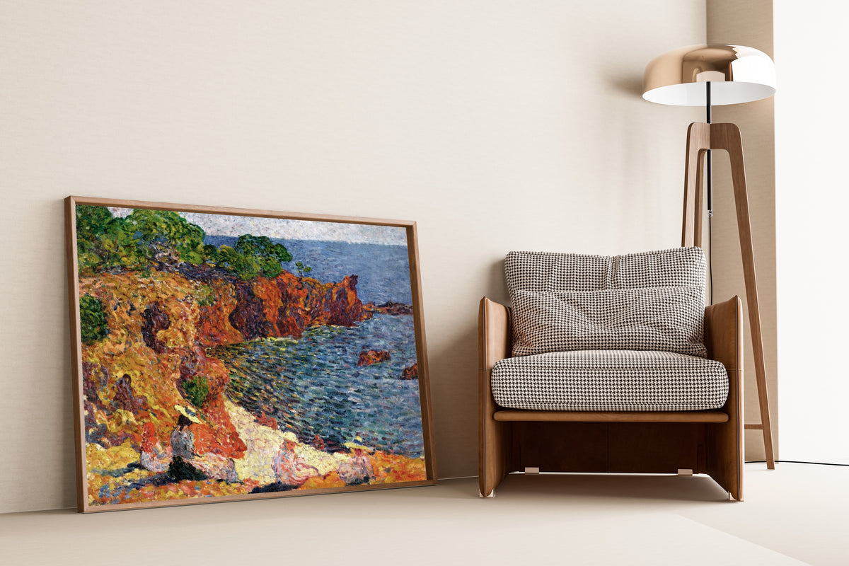 Louis Valtat — The Bompart Family on the Red Rocks of Agay | Fauvist Fine Art Print