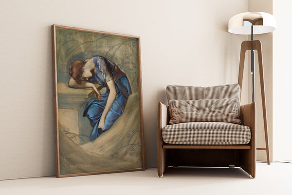 Edward Burne-Jones — The Briar Rose Series: Study for The Garden Court | Pre-Raphaelite Art Print