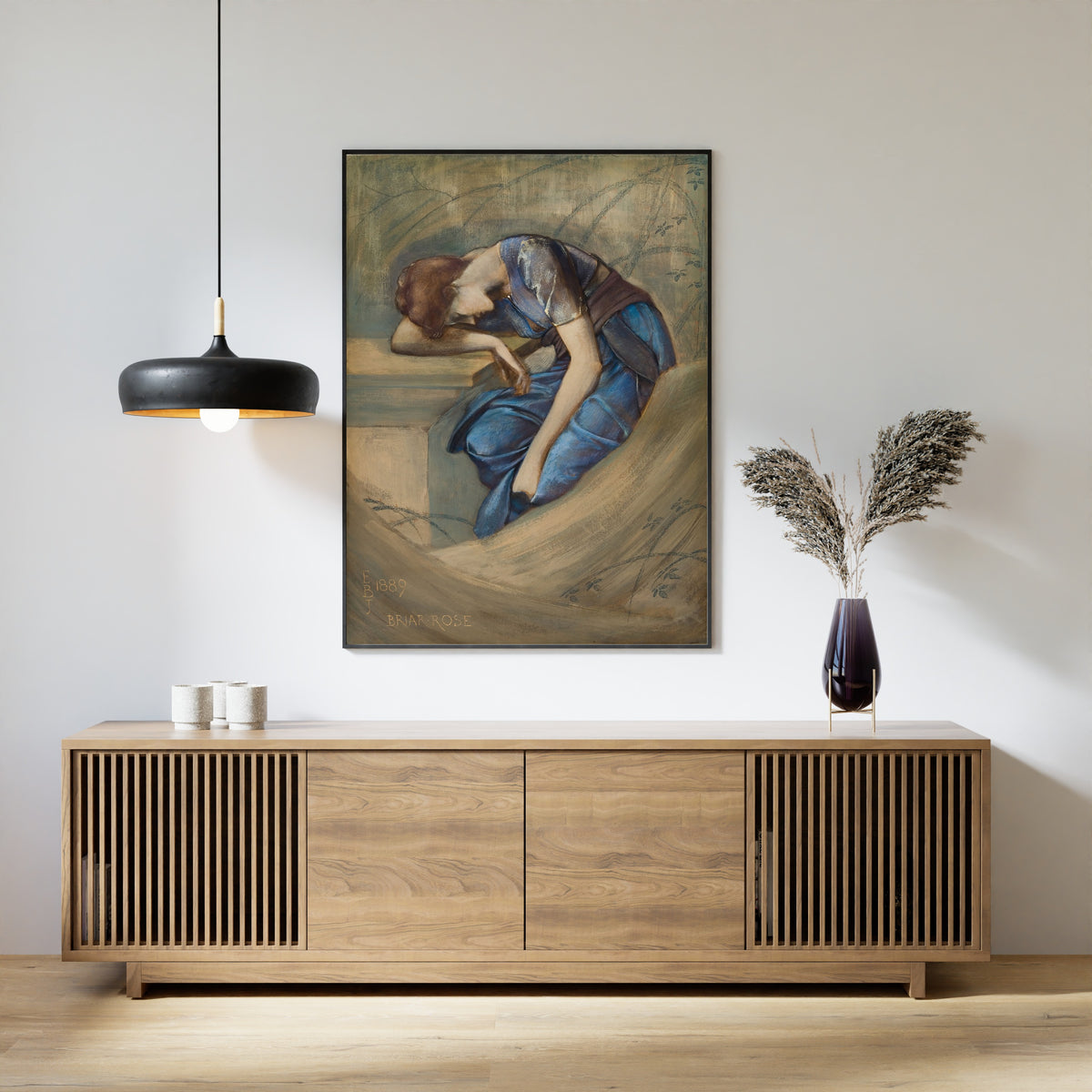 Edward Burne-Jones — The Briar Rose Series: Study for The Garden Court | Pre-Raphaelite Art Print