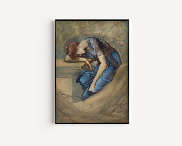 Edward Burne-Jones — The Briar Rose Series: Study for The Garden Court | Pre-Raphaelite Art Print