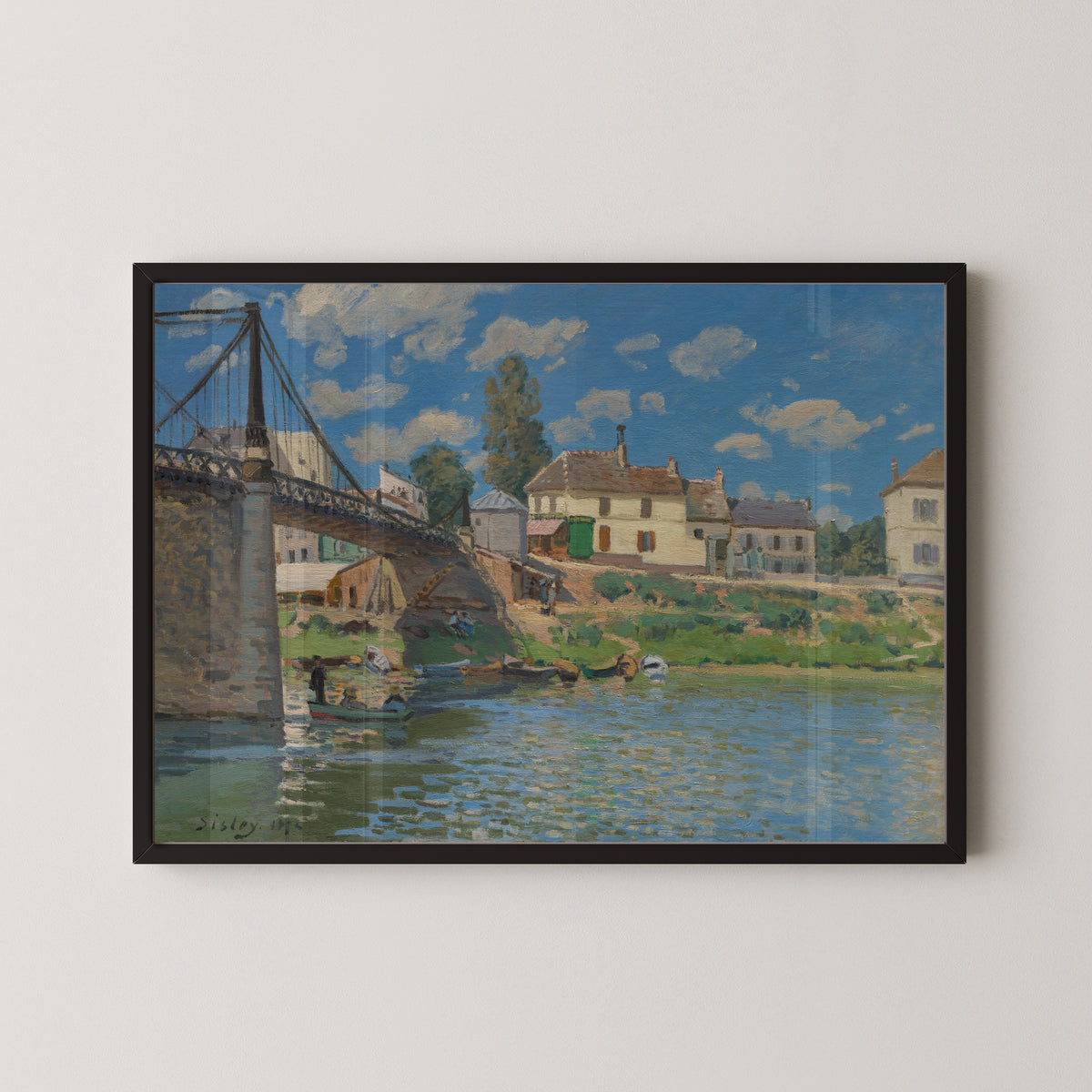Alfred Sisley — The Bridge at Villeneuve-la-Garenne | Fine Art Print