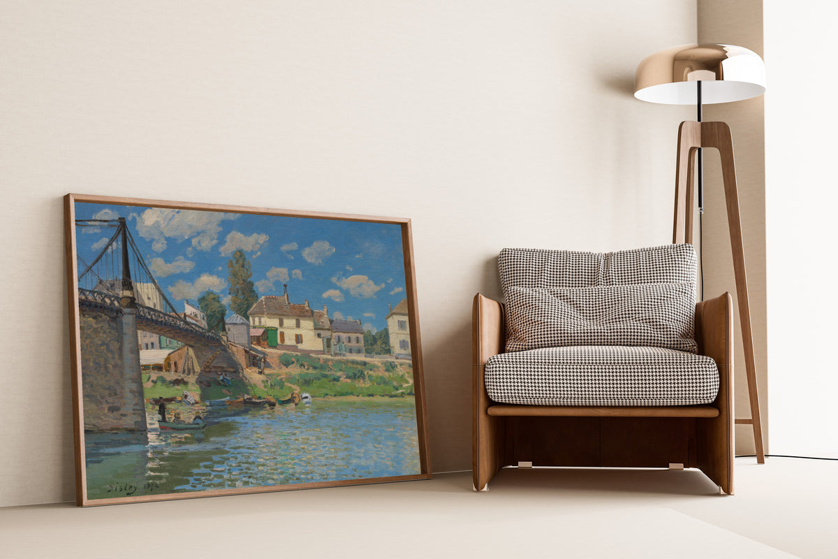 Alfred Sisley — The Bridge at Villeneuve-la-Garenne | Fine Art Print