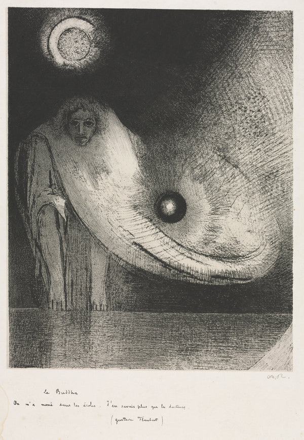 Odilon Redon — The Buddha (They Took Me to the Schools) | Symbolist Art Print