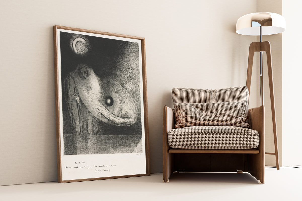 Odilon Redon — The Buddha (They Took Me to the Schools) | Symbolist Art Print