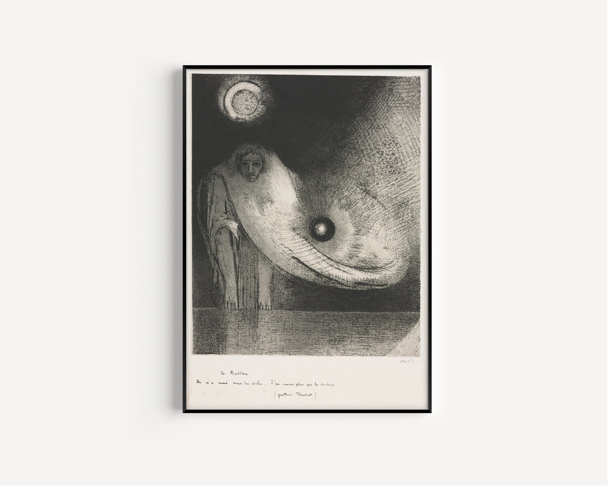 Odilon Redon — The Buddha (They Took Me to the Schools) | Symbolist Art Print