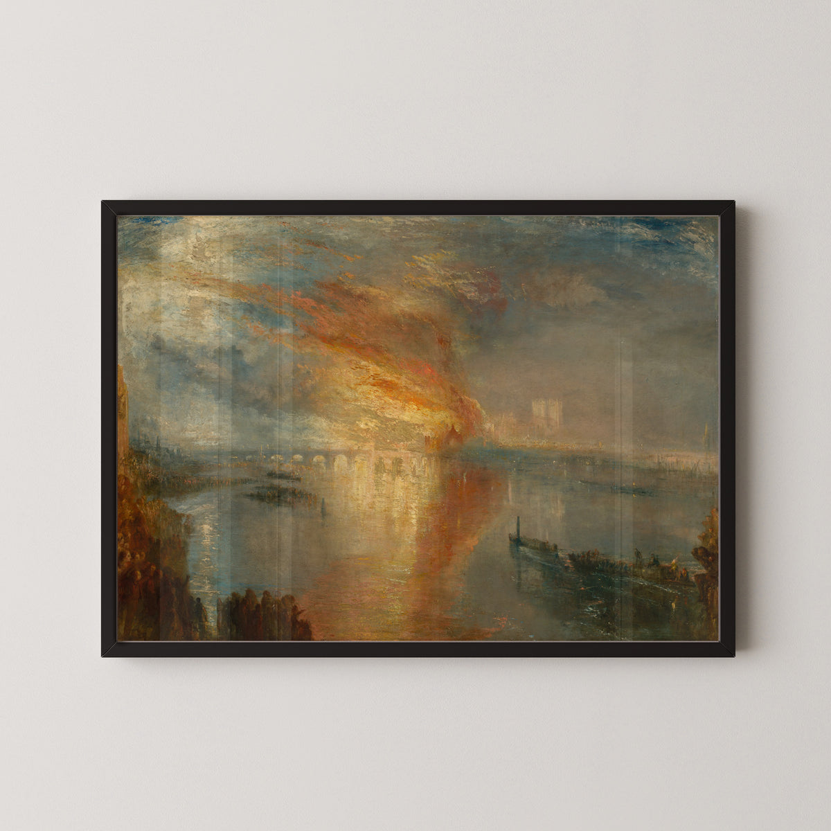 J.M.W. Turner — The Burning of the Houses of Lords and Commons, 16 October 1834 | Landscape Fine Art Print