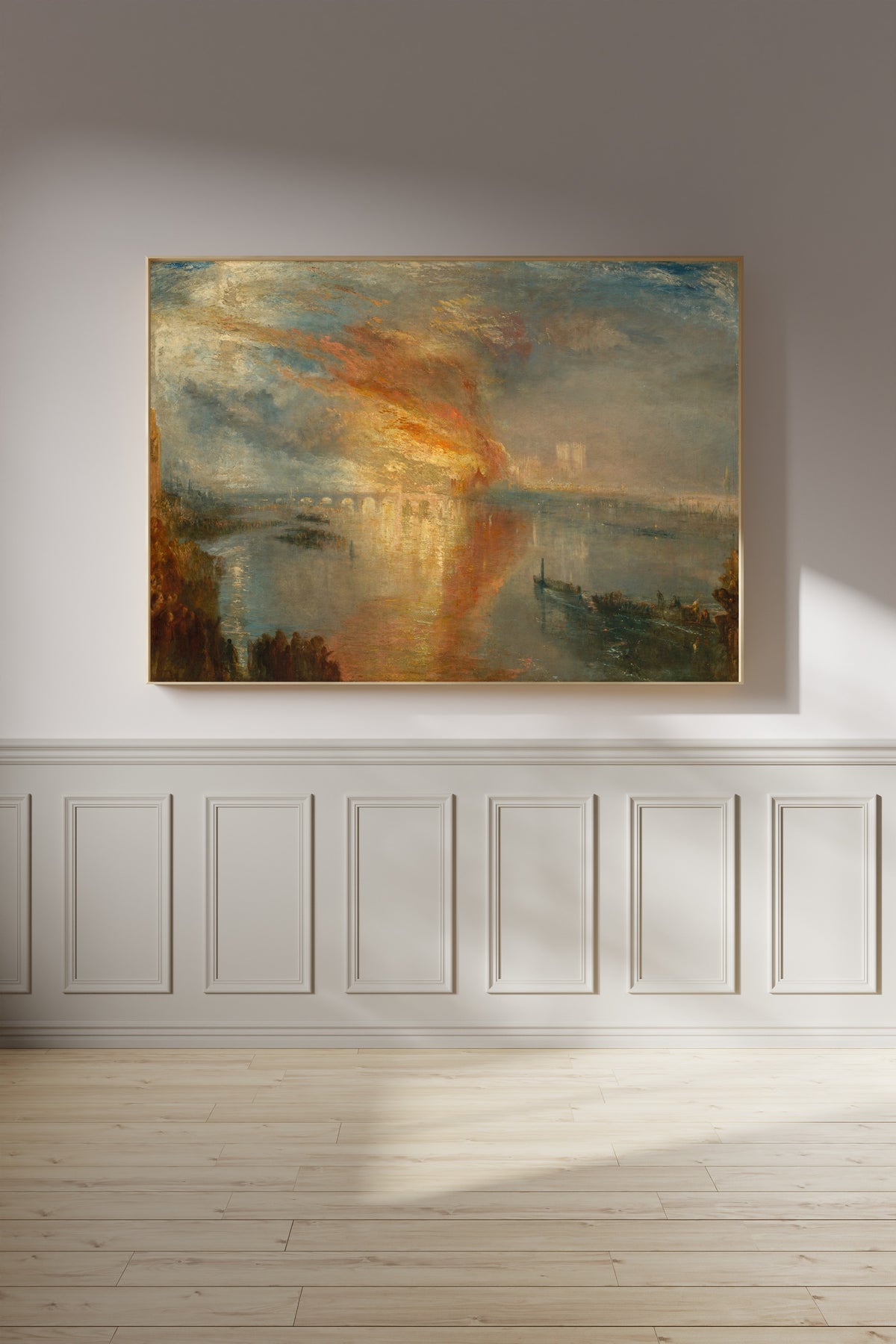 J.M.W. Turner — The Burning of the Houses of Lords and Commons, 16 October 1834 | Landscape Fine Art Print