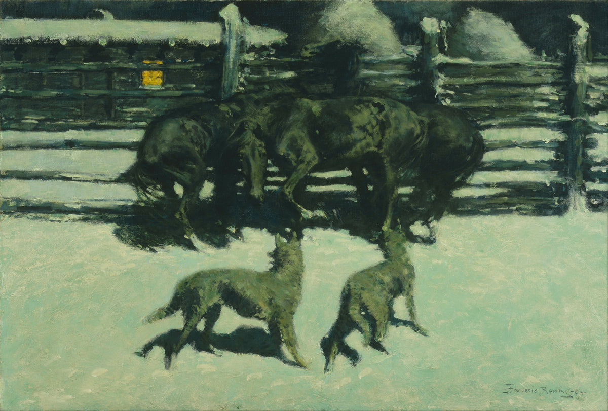 Frederic Remington — The Call for Help | Fine Art Print