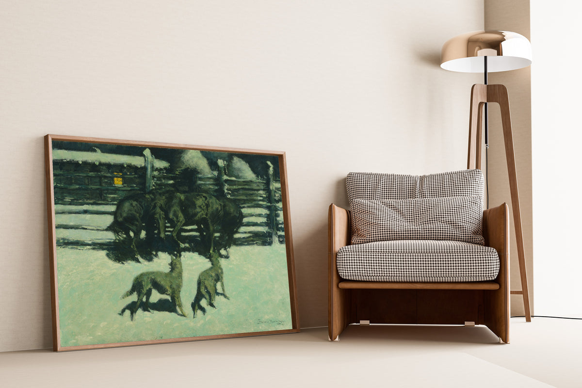 Frederic Remington — The Call for Help | Fine Art Print
