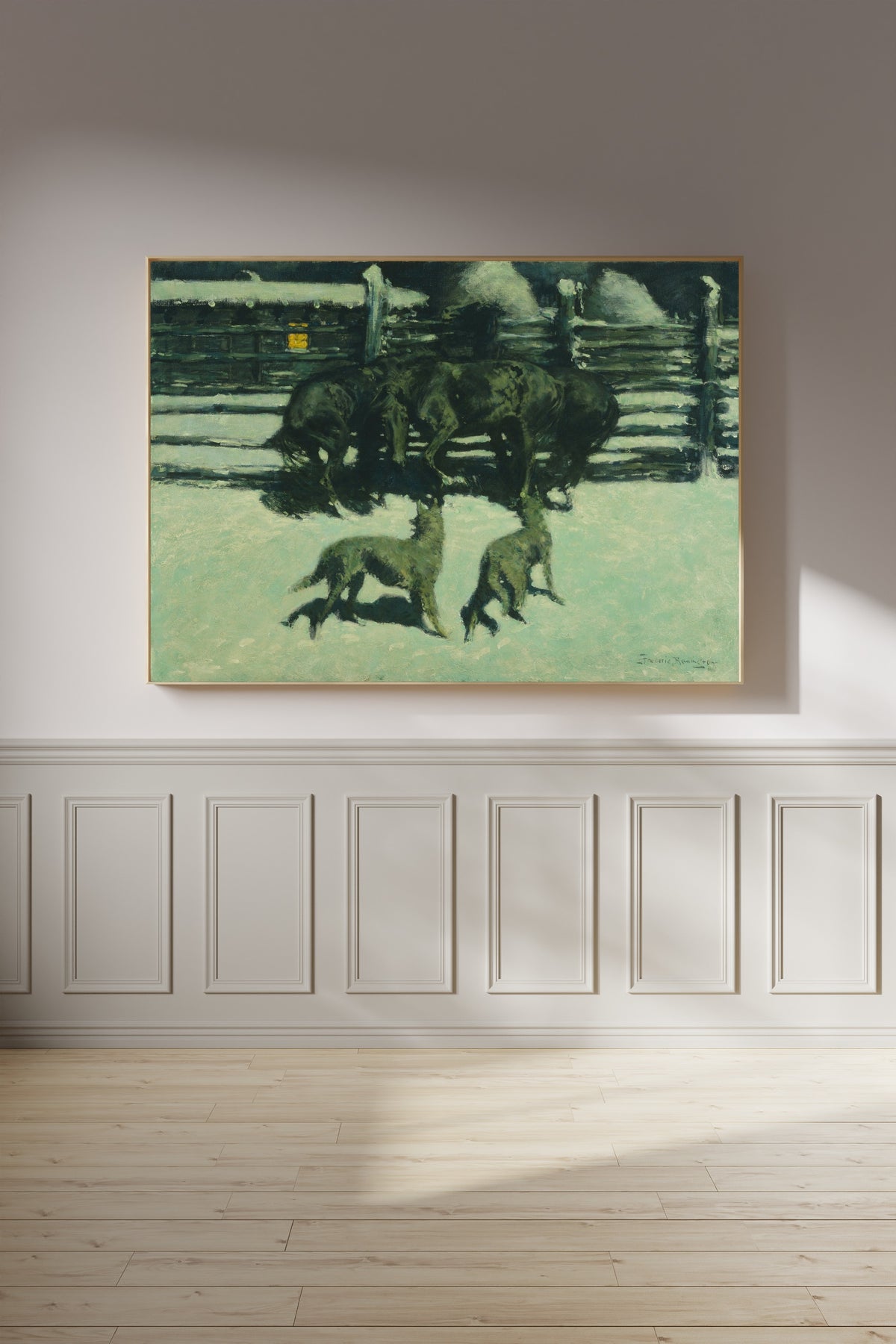 Frederic Remington — The Call for Help | Fine Art Print