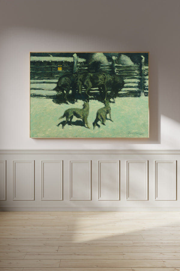 Frederic Remington — The Call for Help | Fine Art Print