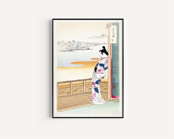 Ogata Gekkō — The Call of the Cuckoo (1887–1896) | Japanese Woodblock Print (Ukiyo-e)