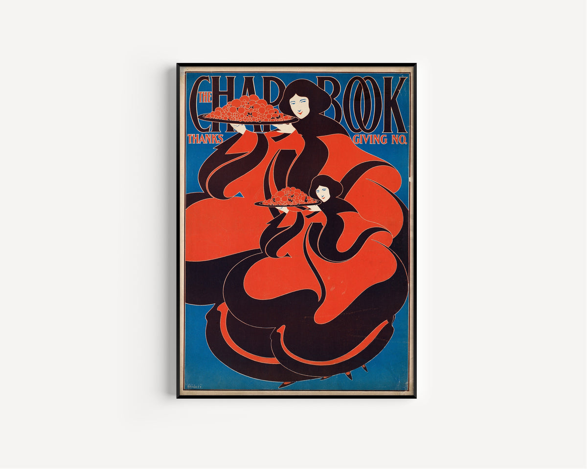 Will Bradley — The Chap-Book, Thanksgiving Number, 1895 | Vintage Thanksgiving Print