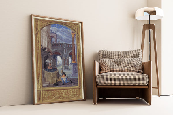 Splendor Solis — The Cooking | Illuminated Manuscript Print