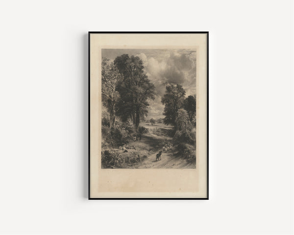John Constable — The Cornfield | Mezzotint Print