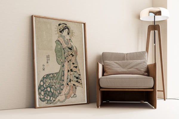 Utagawa Kunisada — The Courtesan Shiratama of the Tamaya | Japanese Woodblock Print (Ukiyo-e)