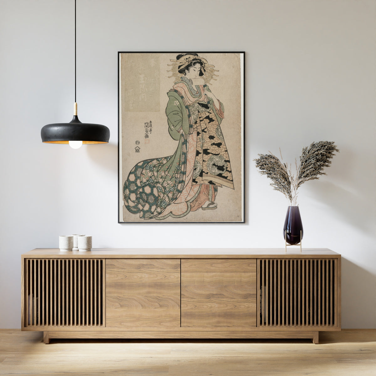 Utagawa Kunisada — The Courtesan Shiratama of the Tamaya | Japanese Woodblock Print (Ukiyo-e)