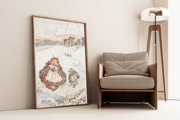 Arthur Rackham — The Crab and His Mother | Fable Illustration Print