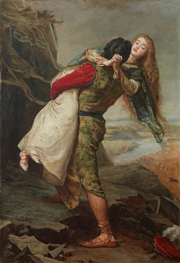 John Everett Millais — The Crown of Love | Pre-Raphaelite Art Print
