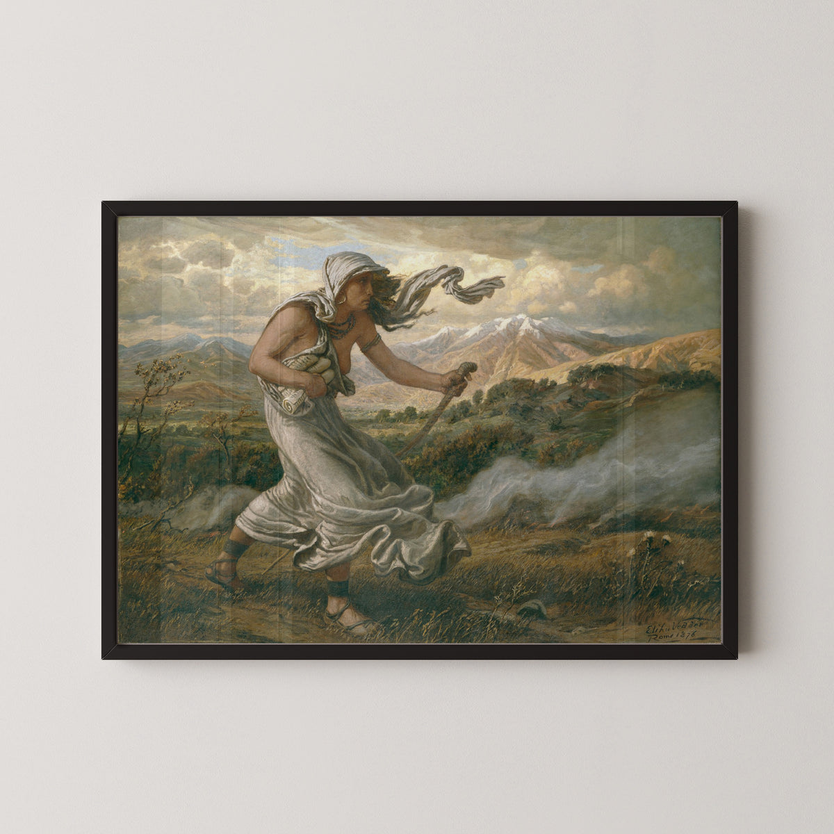 Elihu Vedder — The Cumaean Sibyl | Symbolist Art Print