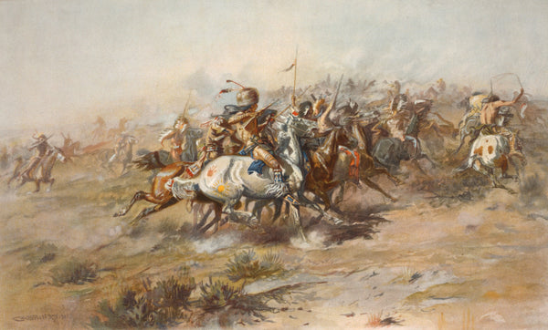 Charles M. Russell — The Custer Fight | Western Art Print