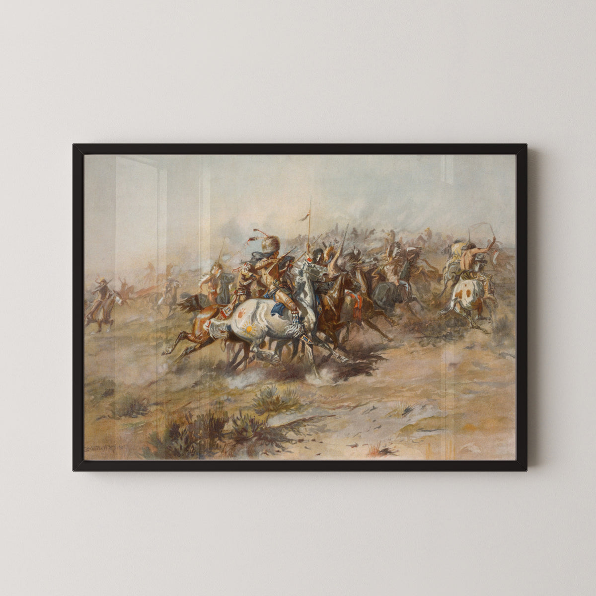 Charles M. Russell — The Custer Fight | Western Art Print
