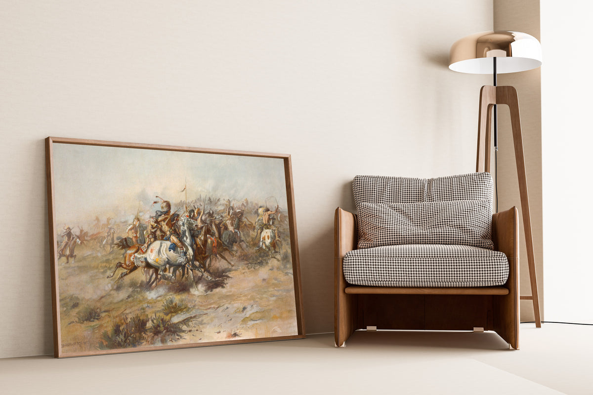 Charles M. Russell — The Custer Fight | Western Art Print