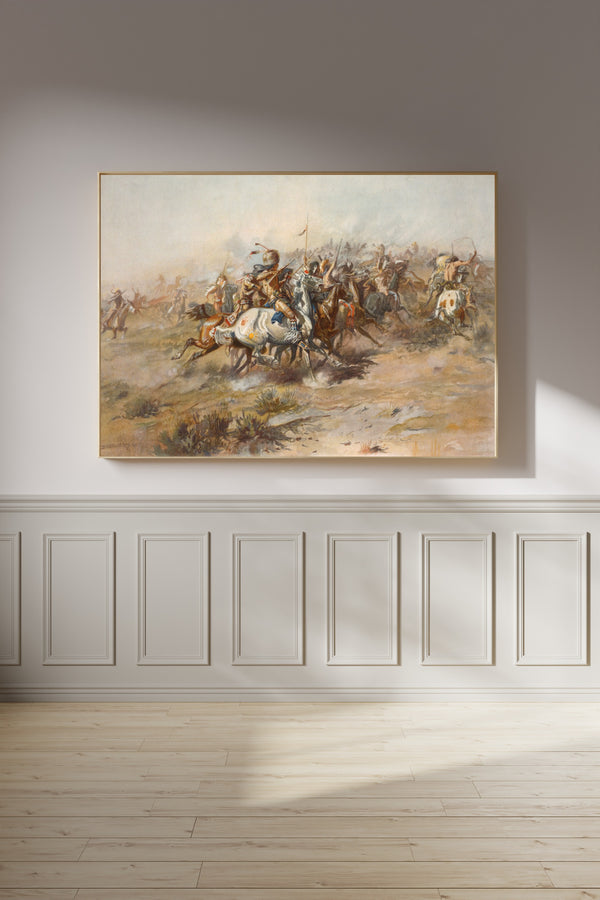 Charles M. Russell — The Custer Fight | Western Art Print