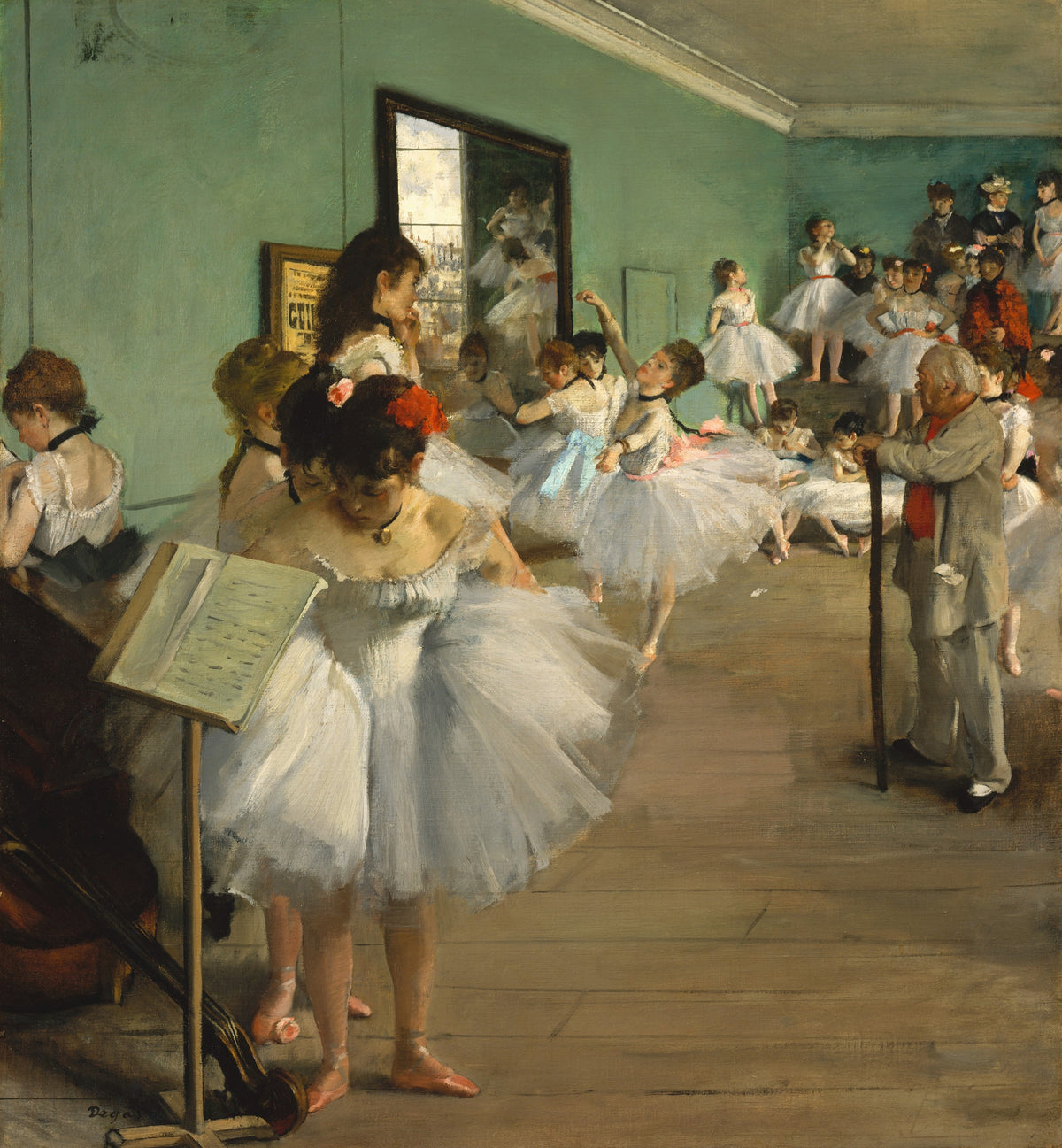 Edgar Degas — The Dance Class | Fine Art Print