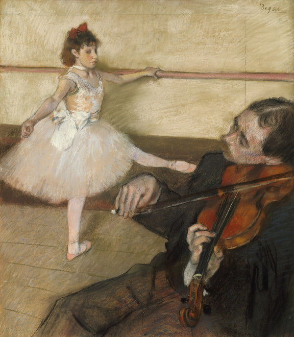 Edgar Degas — The Dance Lesson (Dancer and Violinist) | Fine Art Print