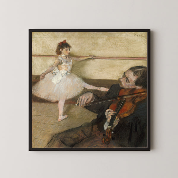 Edgar Degas — The Dance Lesson (Dancer and Violinist) | Fine Art Print