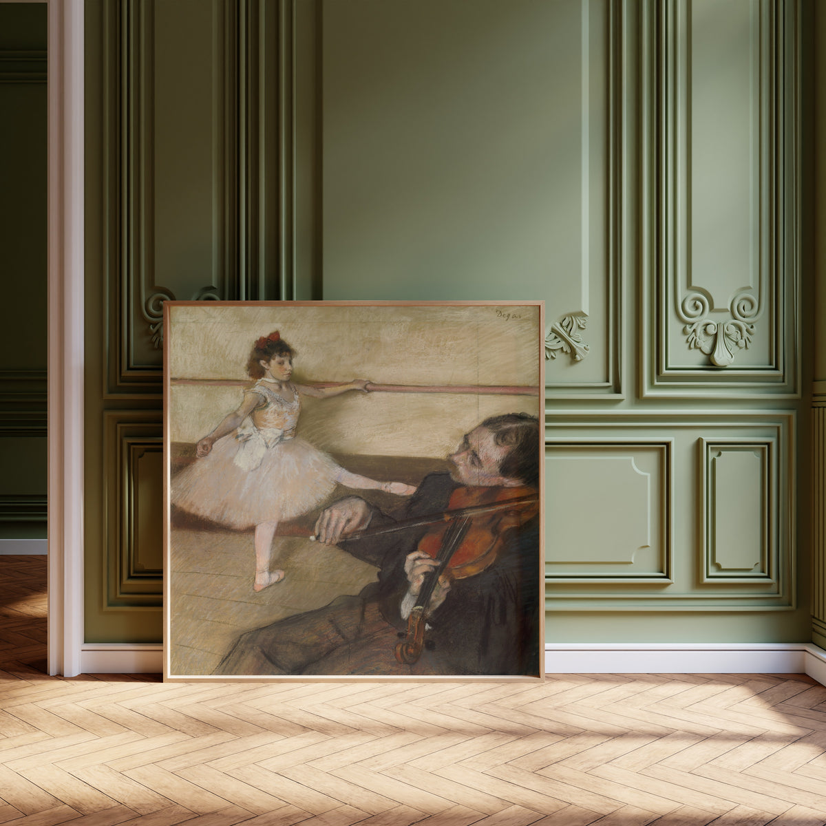 Edgar Degas — The Dance Lesson (Dancer and Violinist) | Fine Art Print