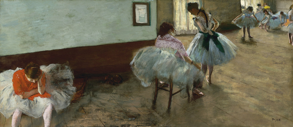 Edgar Degas — The Dance Lesson (Dancer in a Red Shawl) | Fine Art Print