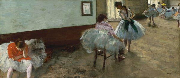 Edgar Degas — The Dance Lesson (Dancer in a Red Shawl) | Fine Art Print