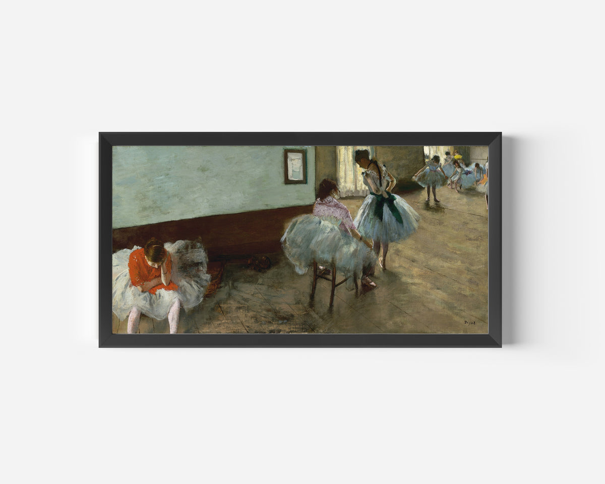 Edgar Degas — The Dance Lesson (Dancer in a Red Shawl) | Fine Art Print