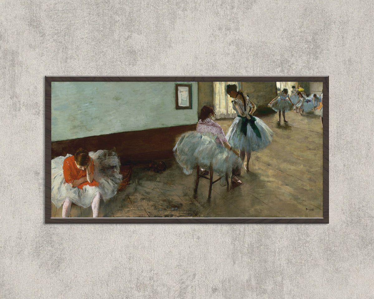 Edgar Degas — The Dance Lesson (Dancer in a Red Shawl) | Fine Art Print