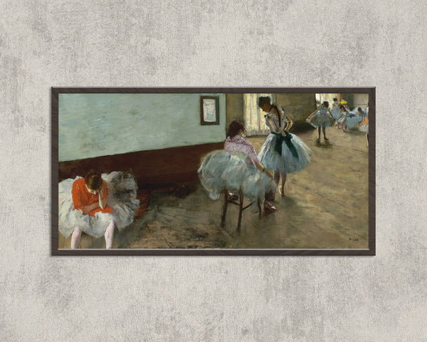 Edgar Degas — The Dance Lesson (Dancer in a Red Shawl) | Fine Art Print