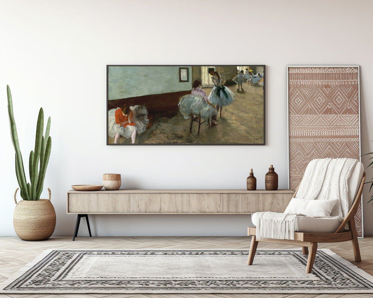 Edgar Degas — The Dance Lesson (Dancer in a Red Shawl) | Fine Art Print