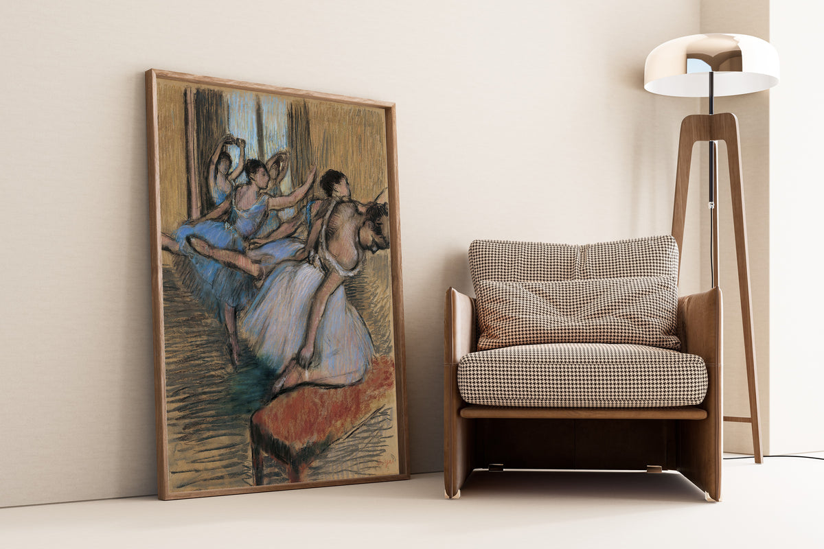 Edgar Degas — The Dancers (Red Bench) | Fine Art Print