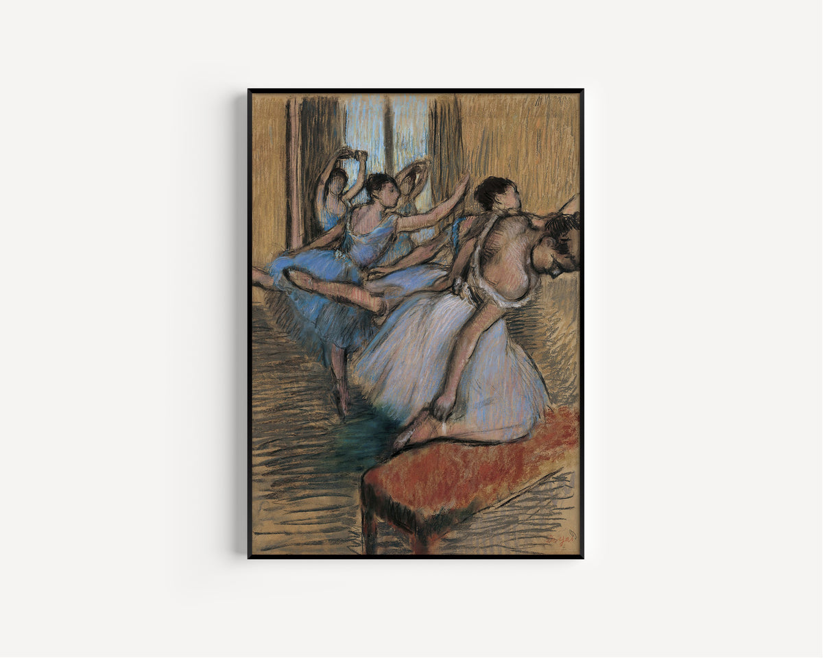 Edgar Degas — The Dancers (Red Bench) | Fine Art Print